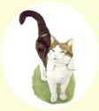 Click for Larger Image of Cat Painting